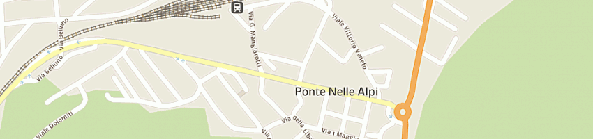 Mappa della impresa alleanza assicurazioni a PONTE NELLE ALPI