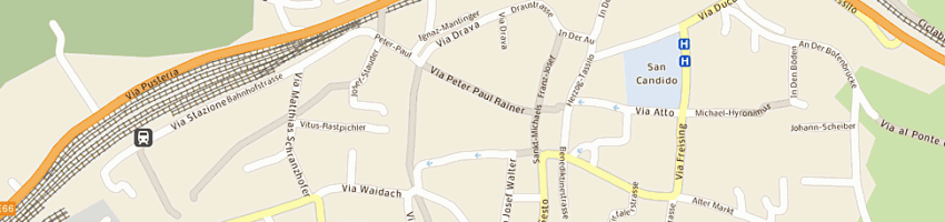 Mappa della impresa residence wachtler a SAN CANDIDO