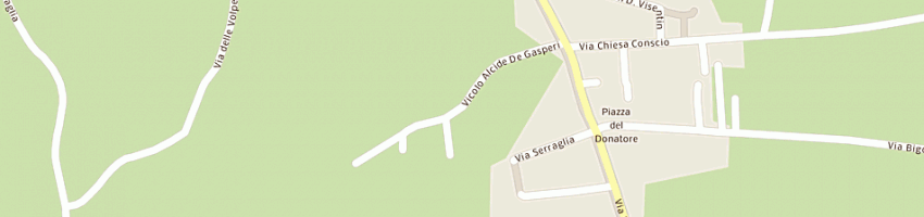 Mappa della impresa plastigrafica srl a CASALE SUL SILE