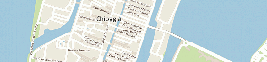 Mappa della impresa bergo ermes e c sas a CHIOGGIA
