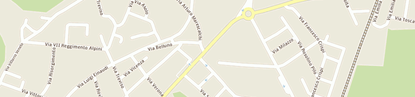Mappa della impresa corocher lino e mazzer silvana - snc a CONEGLIANO