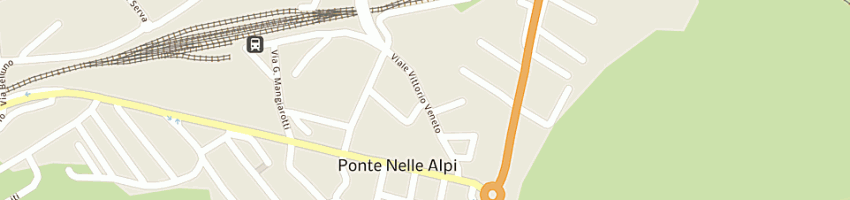Mappa della impresa de barba sirio a PONTE NELLE ALPI
