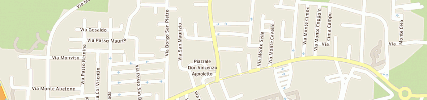 Mappa della impresa osteria vite d'oro di ferracini velia e tonon umberto - snc a VENEZIA