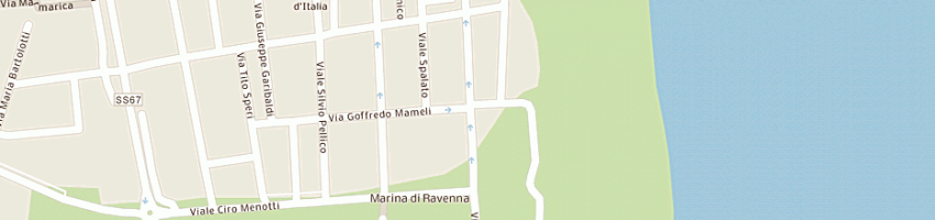 Mappa della impresa sangiorgi giampiero a RAVENNA