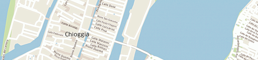 Mappa della impresa sirenia (srl) a CHIOGGIA
