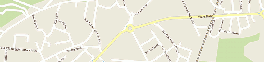 Mappa della impresa gamma ufficio snc di zava mauro e piero rigo a CONEGLIANO