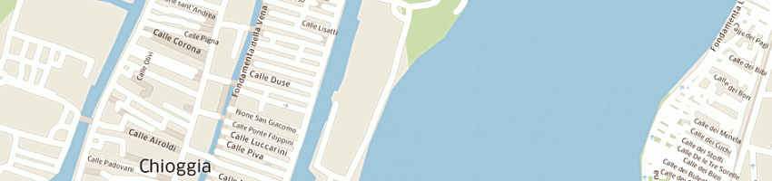 Mappa della impresa sacchiero luigi a CHIOGGIA