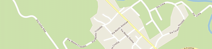 Mappa della impresa rossi giuseppe e c (snc) a CONEGLIANO