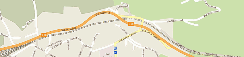 Mappa della impresa kraler karl e c (snc) a SAN CANDIDO
