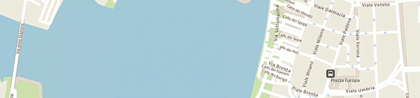 Mappa della impresa banca di credito cooperativo di piove di sacco - padova - soc coop a rl a CHIOGGIA