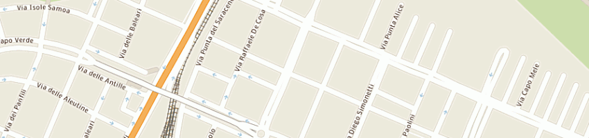 Mappa della impresa bar pica daniele a ROMA