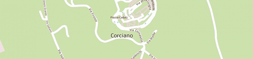 Mappa della impresa scuole materne statali a CORCIANO