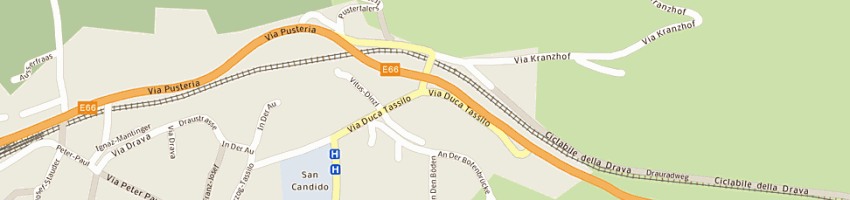 Mappa della impresa origer bernhard a SAN CANDIDO