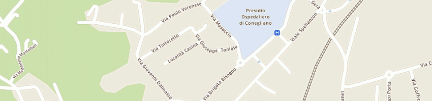 Mappa della impresa la musicale pianoforti snc di pellizzari adriano e c a TREVISO