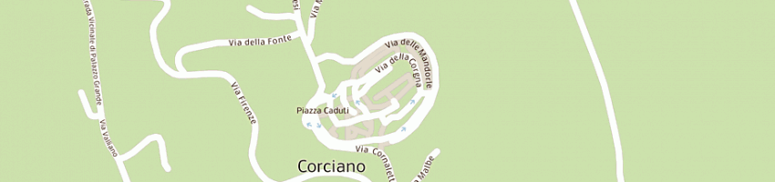 Mappa della impresa villa confort (residenza per anziani) a CORCIANO