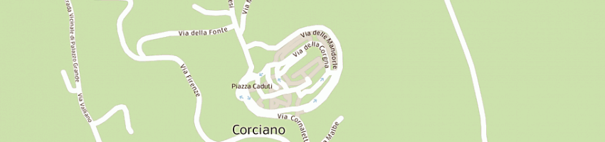 Mappa della impresa pub del sorelde's di cornicchia enrico e c sas a CORCIANO