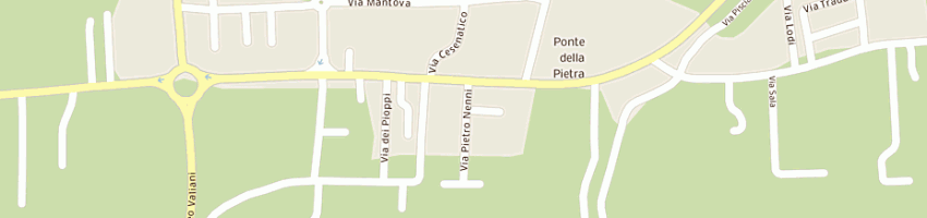 Mappa della impresa centro spesa ponte pietra di donini giuliano e c snc a CESENA