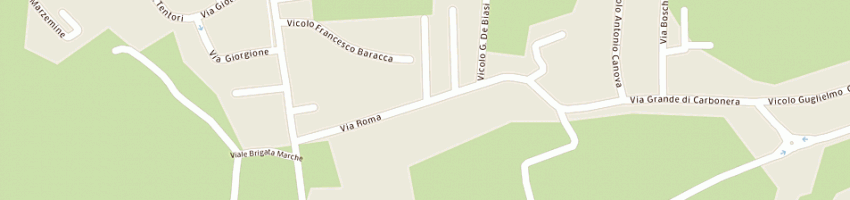 Mappa della impresa zanardo molino (snc) a CARBONERA