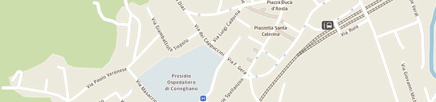Mappa della impresa convento padri cappuccini a CONEGLIANO
