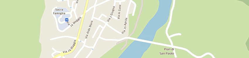 Mappa della impresa bar bartolini snc di bartolini domenico ivan e mauro a NOVAFELTRIA