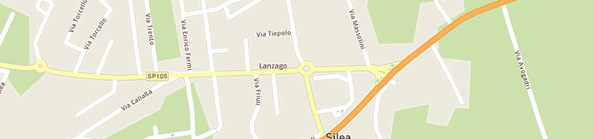 Mappa della impresa amico bio srl a SILEA