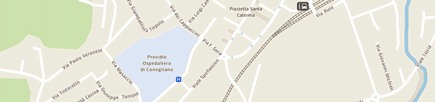 Mappa della impresa basei luca a CONEGLIANO