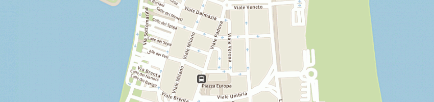 Mappa della impresa polistudio giuriato zennaro a CHIOGGIA