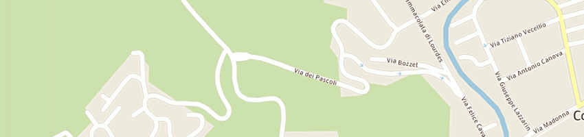 Mappa della impresa alberghetti snc di alberghetti pi claudio e c a CONEGLIANO