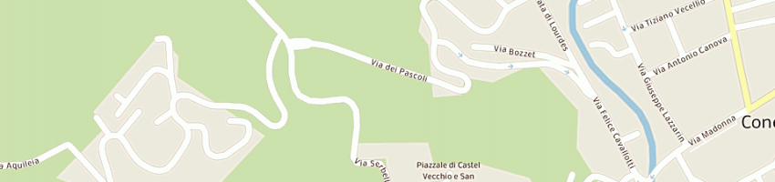 Mappa della impresa centro contabile due ci di cais e ceccon (snc) a CONEGLIANO