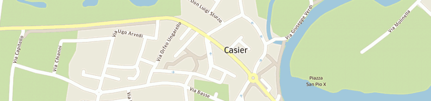 Mappa della impresa farmacia dodi andrea a CASIER