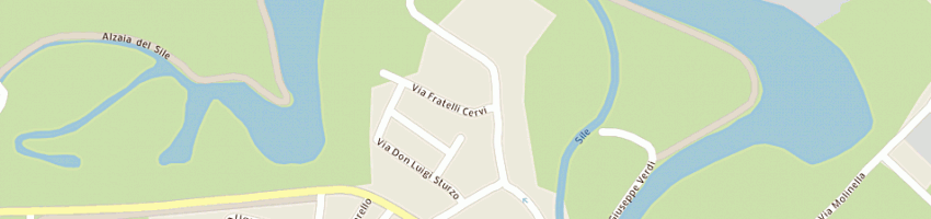 Mappa della impresa associazione calcio casier - dosson a CASIER