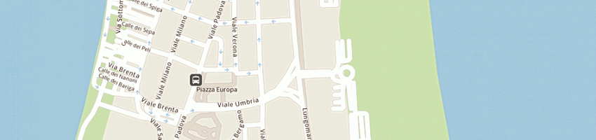 Mappa della impresa societa' alberghi litorali adriatici sala ss a CHIOGGIA