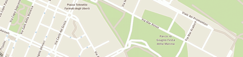 Mappa della impresa cefes a ROMA