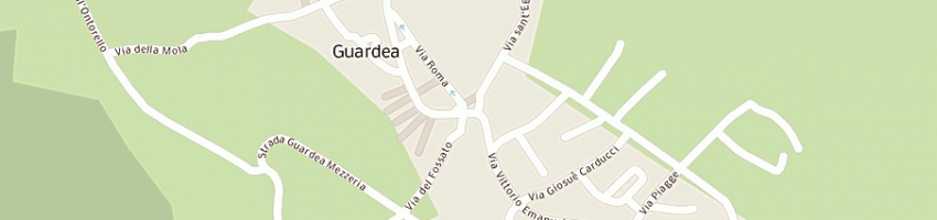 Mappa della impresa codini antimo a GUARDEA