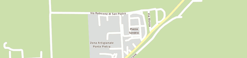 Mappa della impresa 4 ruote sas di mauro paolini e c a CESENA