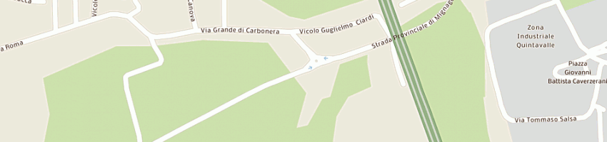 Mappa della impresa dp autoriparazioni di del pra' marco a CARBONERA