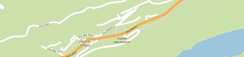 Mappa della impresa segheria hofer di hofer adolfo e c (snc) a VALLE DI CADORE