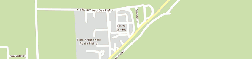 Mappa della impresa thomas di foschi gianluca e c snc a CESENA