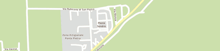 Mappa della impresa vetroerre sas di renzi alessandro e c a CESENA