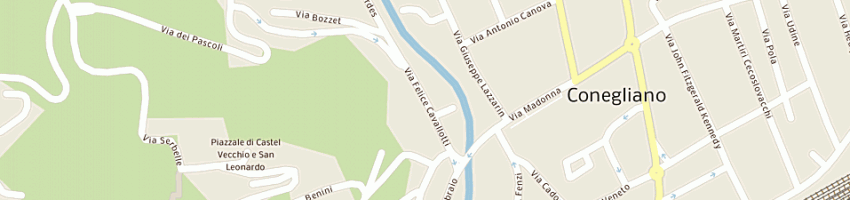 Mappa della impresa studiotrisolini di trisolini massimo e c (sas) a CONEGLIANO