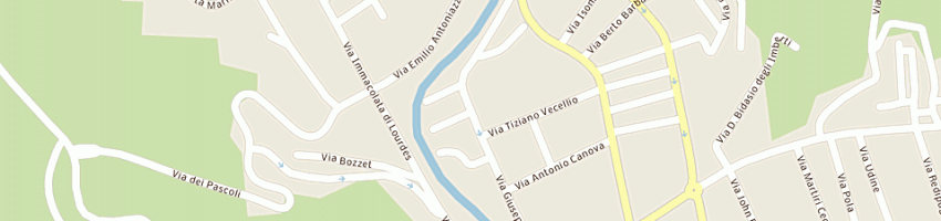 Mappa della impresa comuzzi alessandro a CONEGLIANO