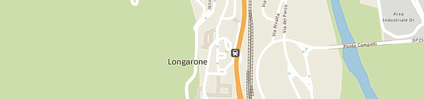 Mappa della impresa bar commercio di festini e de monte sas a LONGARONE