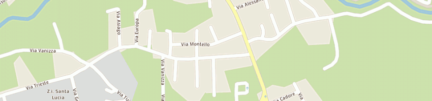 Mappa della impresa dalle crode narciso e figli (snc) a SANTA LUCIA DI PIAVE