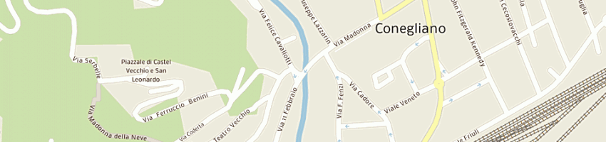 Mappa della impresa beninca' pasquale a CONEGLIANO