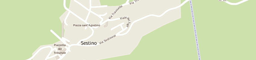 Mappa della impresa poste italiane spa a SESTINO