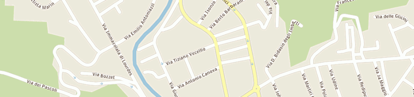 Mappa della impresa pizzeria panda a TREVISO