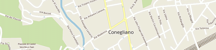 Mappa della impresa carpene' malvolti spa a CONEGLIANO