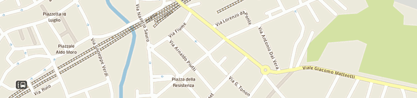 Mappa della impresa donadel cornici di donadel luca a CONEGLIANO
