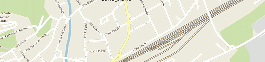 Mappa della impresa studioeffe di e fabbri e c sas a CONEGLIANO
