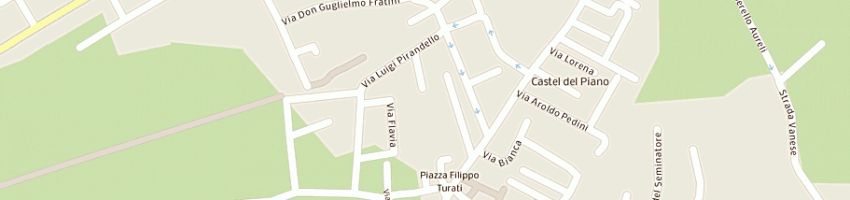 Mappa della impresa ristorante rosticceria grifo a PERUGIA